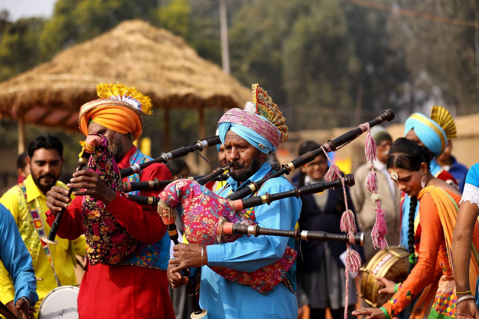 People in Traditional Wear